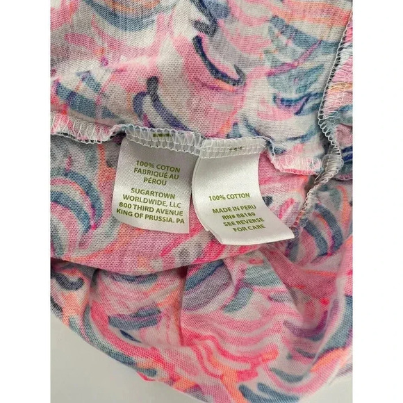 Lilly Pulitzer Girls Jaci Off The Shoulder Dress, Size XL(12-14) Excellent UC - Picture 11 of 12